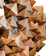 2" Square Hammered Pyramid Head Nails