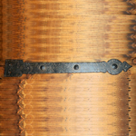 XL Tudor Revival Wrought Iron Faux Hinge Strap