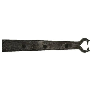 XL Viking Folk Iron Faux Hinge Strap - Old West Iron