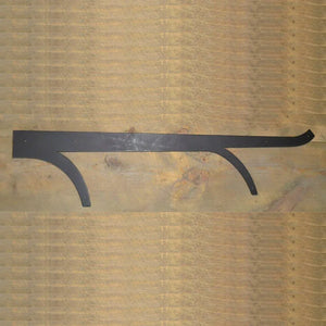 XL Scandinavian Wrought Iron Faux Hinge Strap - Old West Iron