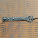 XL Roman Acanthus correa de bisagra de imitación de hierro forjado