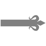 XL Spanish Mission Wrought Iron Faux Hinge Strap