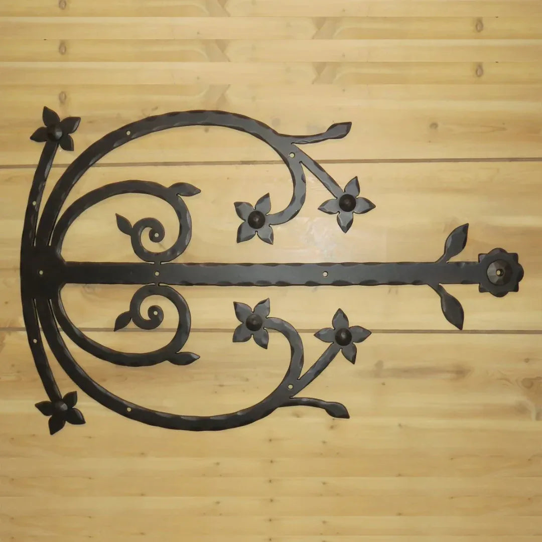 XL Polish Iron Faux Hinge Strap - Old West Iron