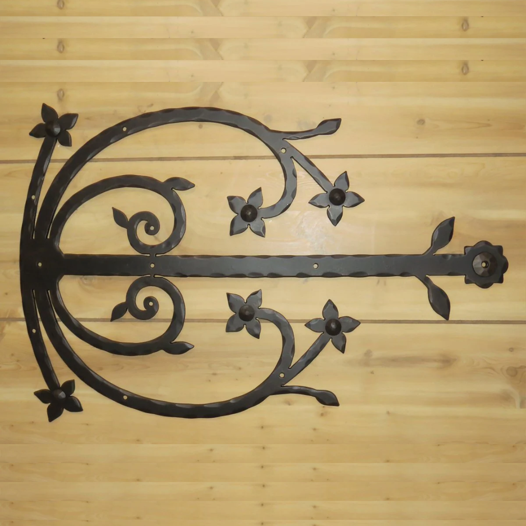 XL Polish Iron Faux Hinge Strap