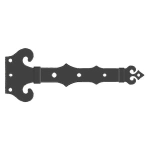 XL Baroque Iron Faux Hinge Strap - Old West Iron