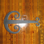 XL Middle Age Europe Wrought Iron Faux Hinge Strap