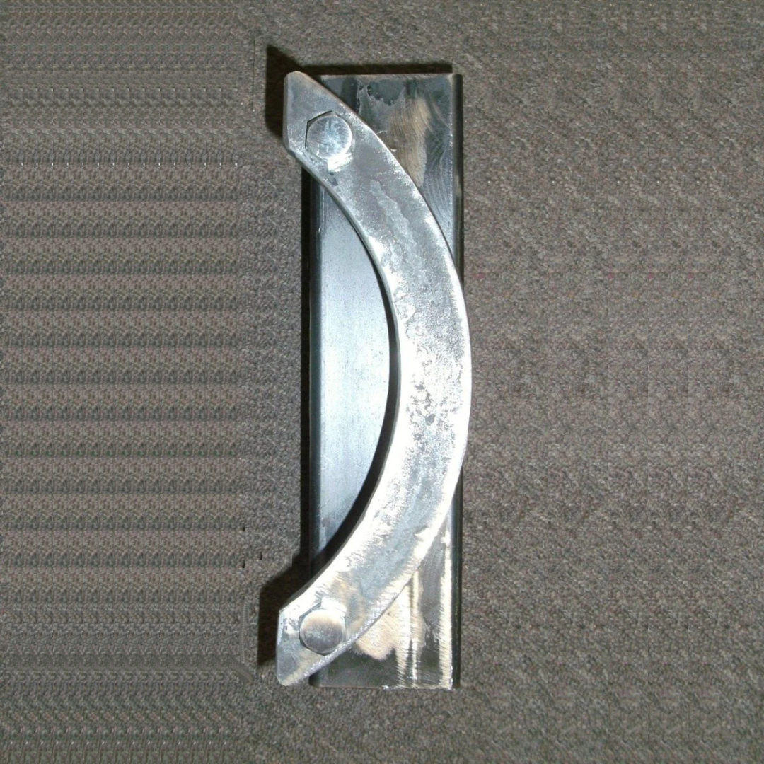 Tirador de puerta de hierro Art Déco