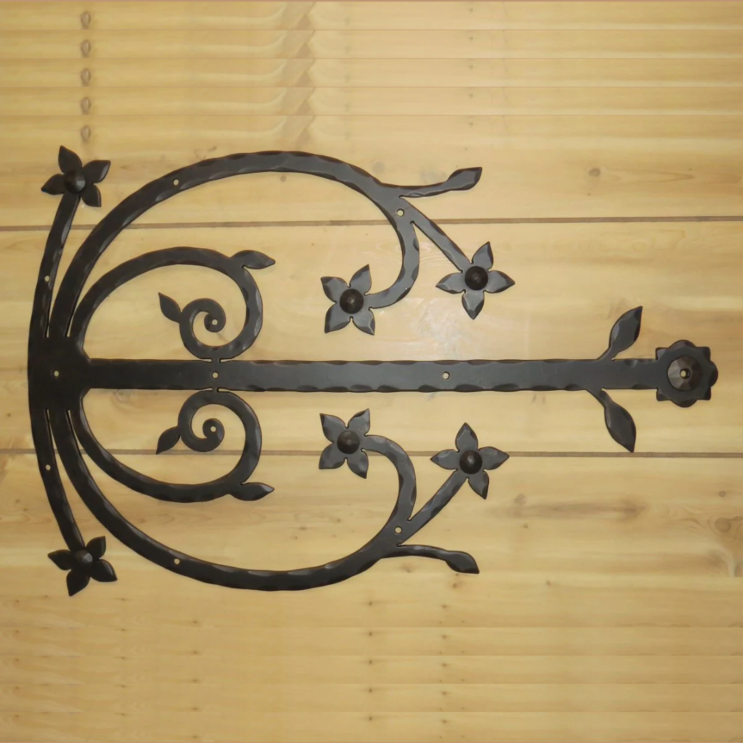 Polish Iron Garage Door Dummy Hinge Strap