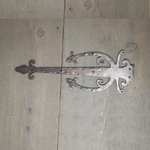 Medieval Iron Garage Door Dummy Hinge Strap