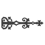 Sangle de charnière en faux fer de la Reconquista médiévale