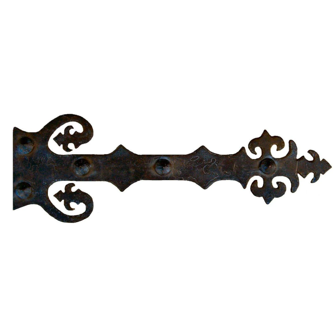 Renaissance Iron Garage Door Dummy Hinge Strap