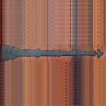 Moorish Revival Wrought Iron Garage Door Dummy Hinge Strap