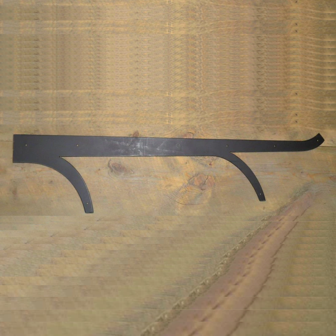 Scandinavian Wrought Iron Garage Door Dummy Hinge Strap