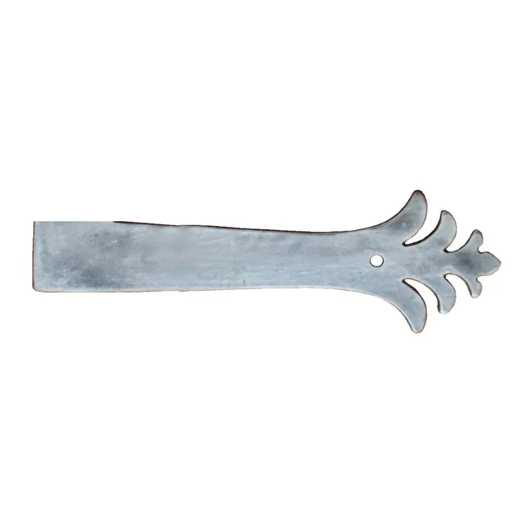 Greco-Persian Iron Garage Door Dummy Hinge Strap - Old West Iron
