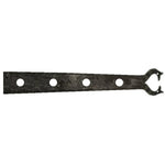 Viking Folk Wrought Iron Garage Door Dummy Hinge Strap - Old West Iron