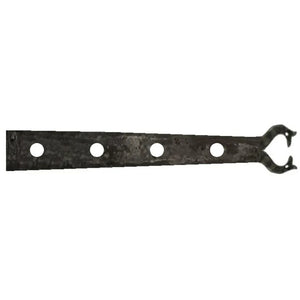 Viking Folk Wrought Iron Garage Door Dummy Hinge Strap - Old West Iron