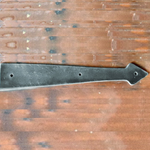 Neo-Classical Wrought Iron Garage Door Dummy Hinge Strap