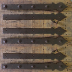 Cottage Iron Garage Door Dummy Hinge Strap