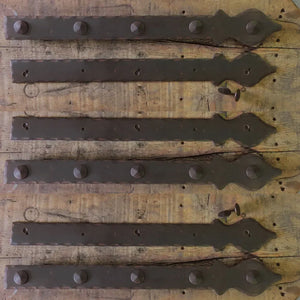 Cottage Iron Garage Door Dummy Hinge Strap - Old West Iron