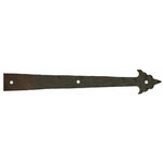 Early American Iron Garage Door Dummy Hinge Strap - Old West Iron