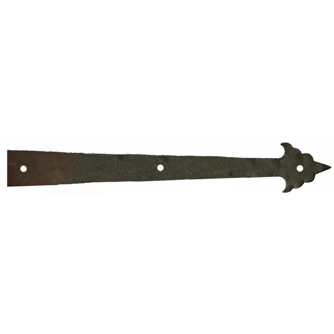 Early American Iron Garage Door Dummy Hinge Strap - Old West Iron