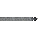 Rustic Wrought Iron Garage Door Dummy Hinge Strap