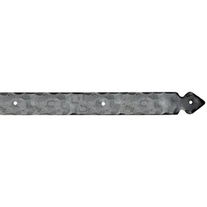 Rustic Wrought Iron Garage Door Dummy Hinge Strap - Old West Iron