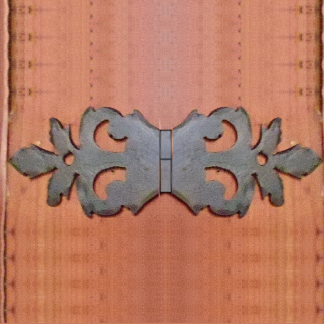 Roman Acanthus Iron Hinge