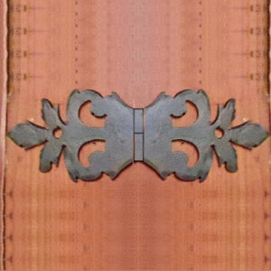Roman Acanthus Iron Hinge - Old West Iron