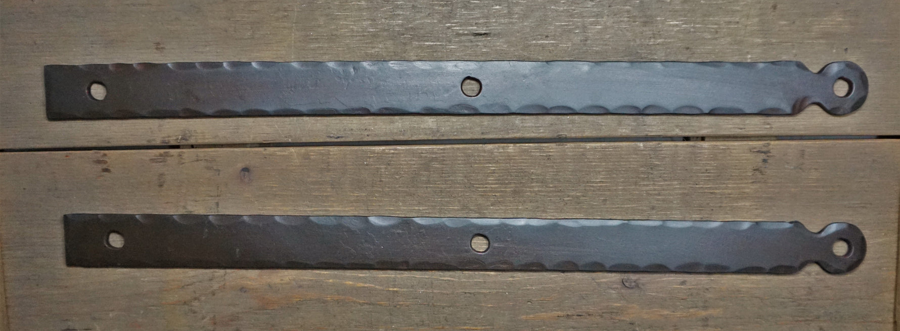 Revolutionary Wrought Iron Faux Hinge Strap