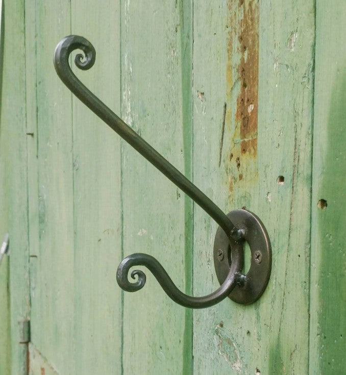 Hand Forged Double Coat and Hat Hook