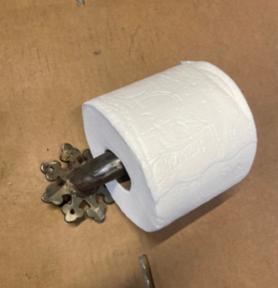 IN STOCK Hand-Forged Iron Toilet Paper Holder