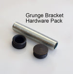 Grunge Pulley Wheel Bracket - Antique Black finish