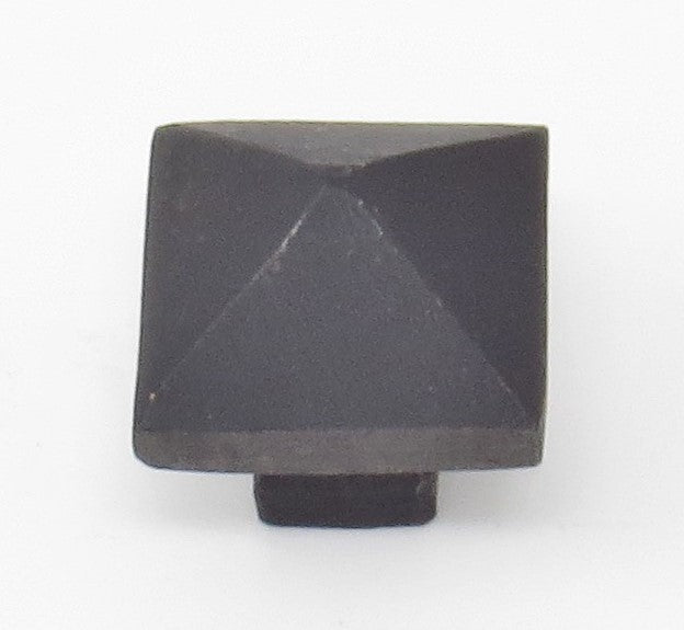 Square Pyramid Hammered Cabinet Knob