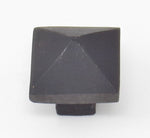 Square Pyramid Hammered Cabinet Knob