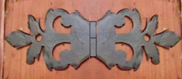 Roman Acanthus Iron Hinge Uncategorized Small Hinge