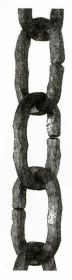 Hammered Square Bar Chain 4