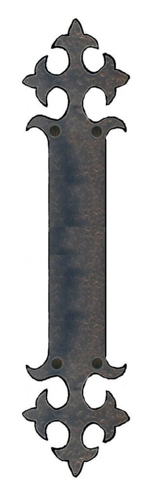 Portuguese Gothic Iron Push Plate