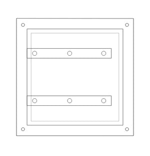 Farmhouse Iron Speakeasy Door - Old West Iron