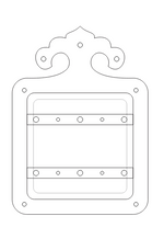 Isabelline Iron Speakeasy Door Door Hardware SpeakEasy