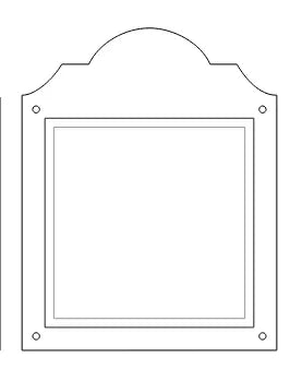 Classic Iron Speakeasy Door - Old West Iron