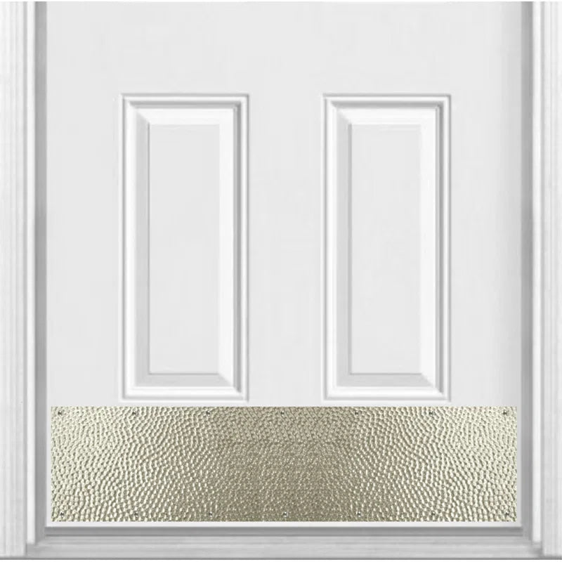 Hammered Stainless Steel Kick Plate
