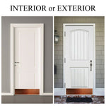 Hammered Copper Kick Plate Door Push Plates