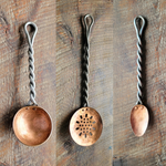 Copper Utensils with Twisted Handles - Choose Your Own Set of Three
