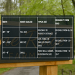 Custom Entry Sign - Rectangular