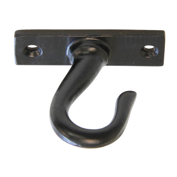 2" Cast Iron Ceiling Hook - Antique Black Finish