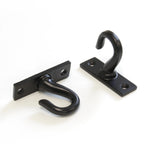 2" Cast Iron Ceiling Hook - Antique Black Finish