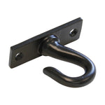 2" Cast Iron Ceiling Hook - Antique Black Finish