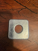 Galvanized 3/4” Square Plate Washer -Bulk Box (400)