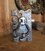Romanesque Iron Latch for double Door Door Knobs & Handles Latches